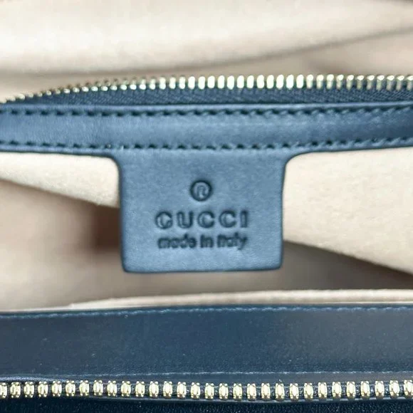 Gucci Ophidia Cut Out Suede & Leather Top Handle/ Shoulder - Picture 8 of 10